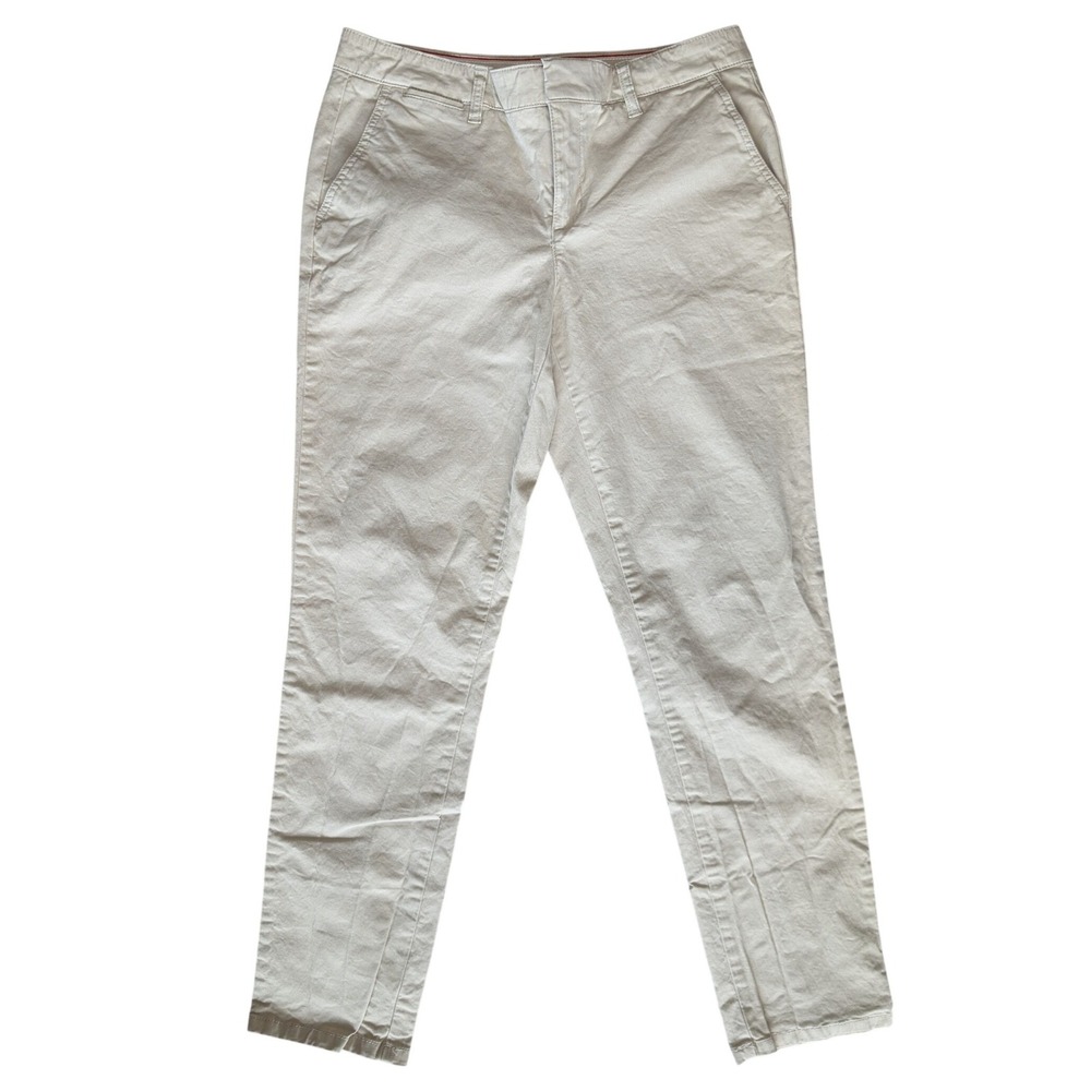 Tommy Hilfiger Size 8‎ Tan Cream Khaki Straight Leg Dress Pants
